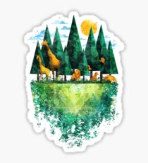 Geo Forest Sticker