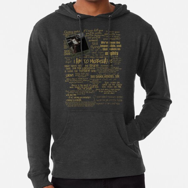 Captain Quotes Lightweight Hoodie