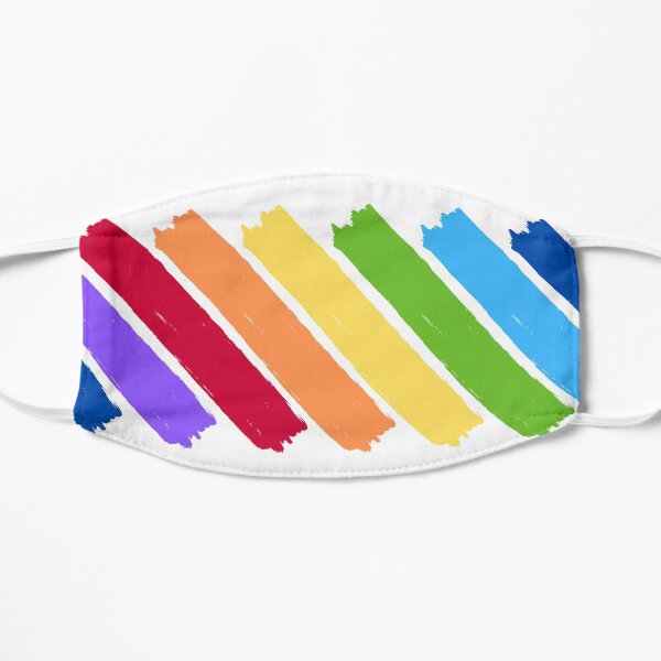 Rainbow Paint Splashes Mask