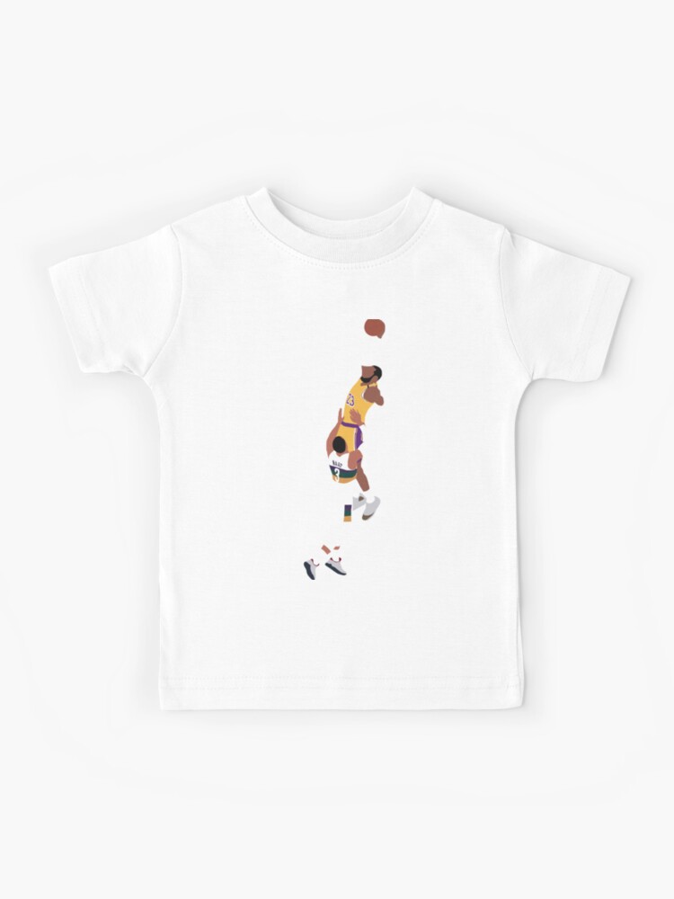 LeBron James Iconic Dunk Kids T-Shirt for Sale by RatTrapTees