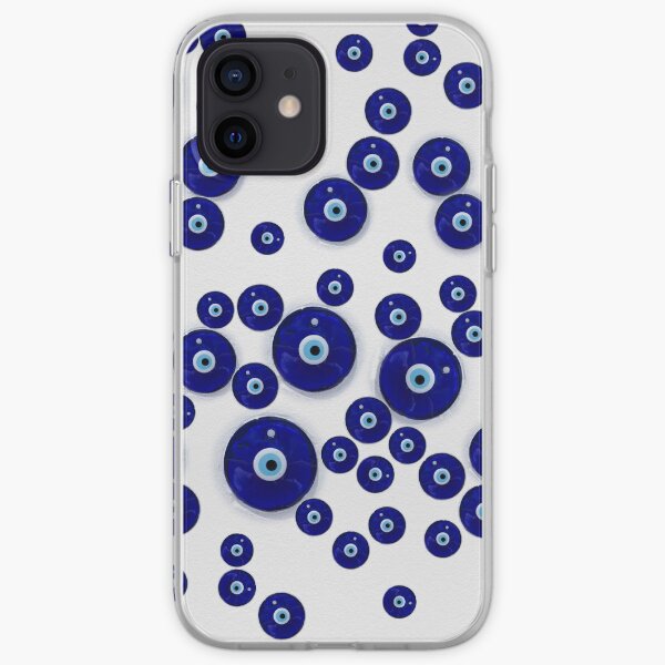 Greek Blue Glass Evil Eye Amulet iPhone Soft Case
