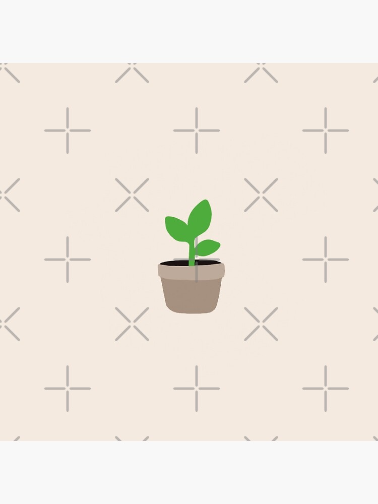 Small Plant - Button by pixelatedcowboy