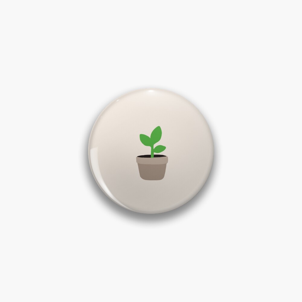 Small Plant - Button Pin