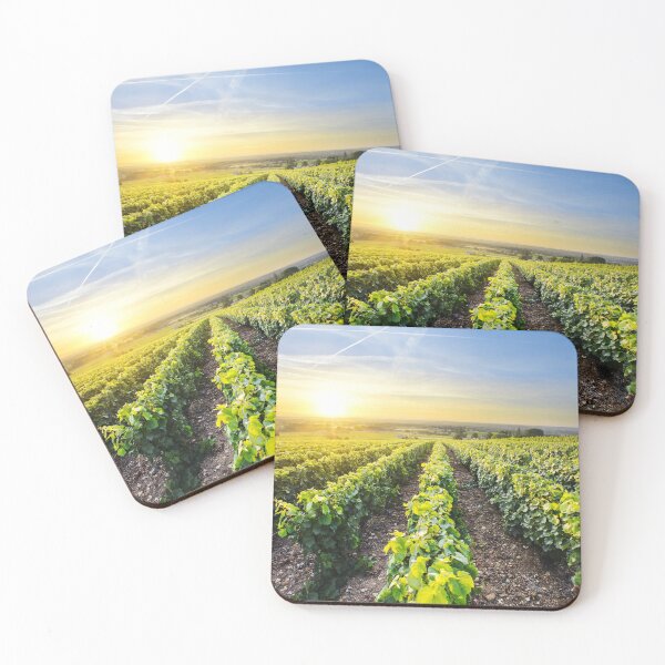 Item preview, Vineyards of Beaujolais at sunset designed and sold by Gaël FONTAINE.