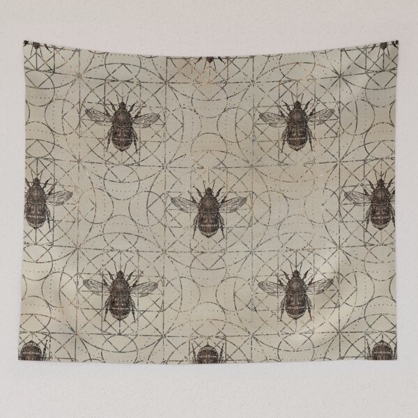 Item preview, Bumble Bee  on sacred geometry pattern designed and sold by Nartissima.