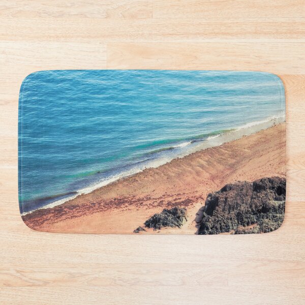 Item preview, Rocky Beach Aerial designed and sold by Dyrk Wyst Redbubble Shop.