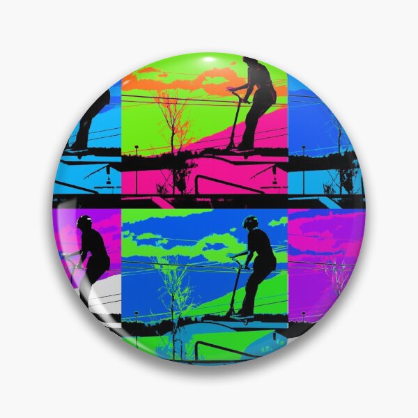 Item preview, Up and Over - Stunt Scooter  designed and sold by NaturePrints.