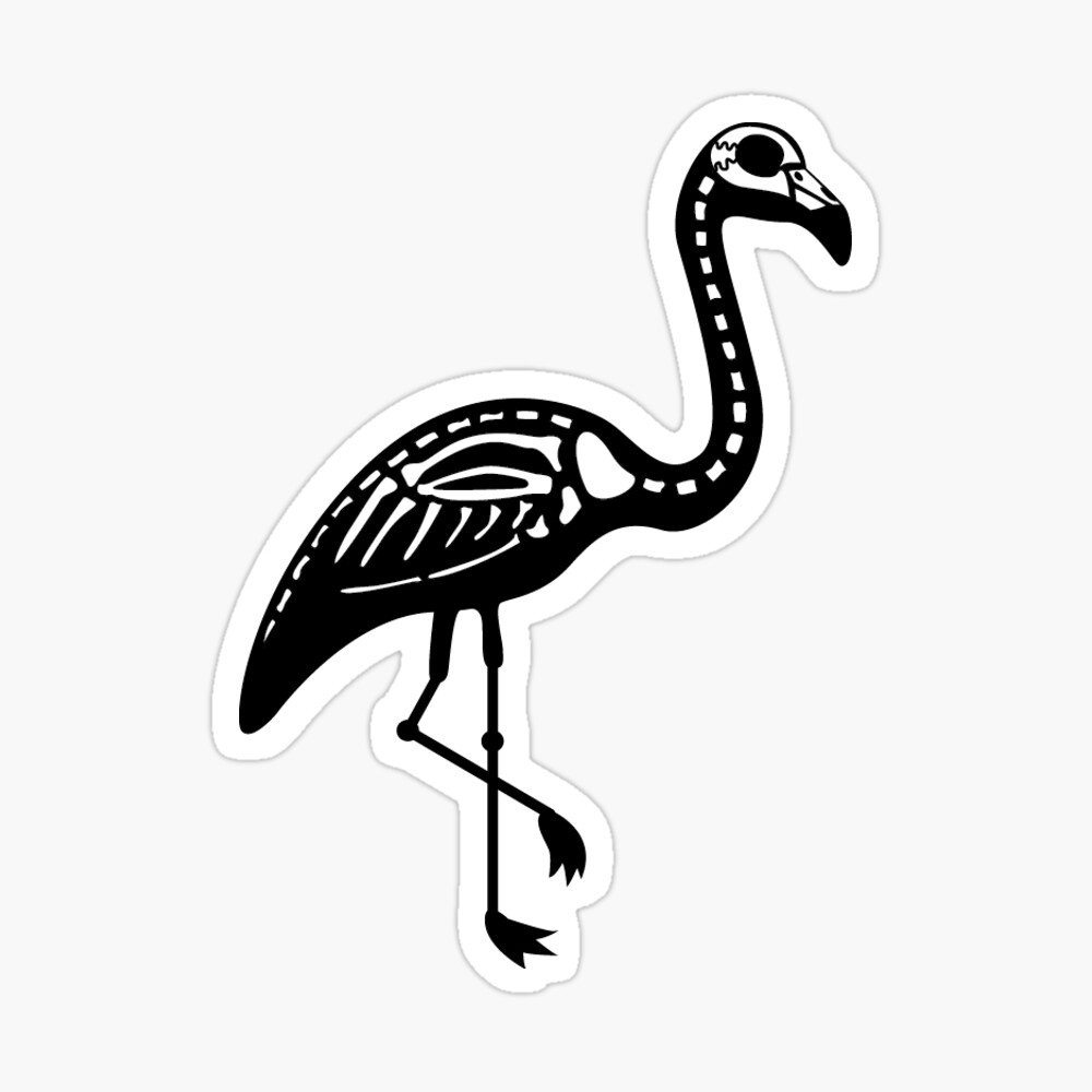 Pink Skelingo Sticker