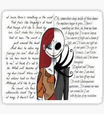 Nightmare Before Christmas Sticker