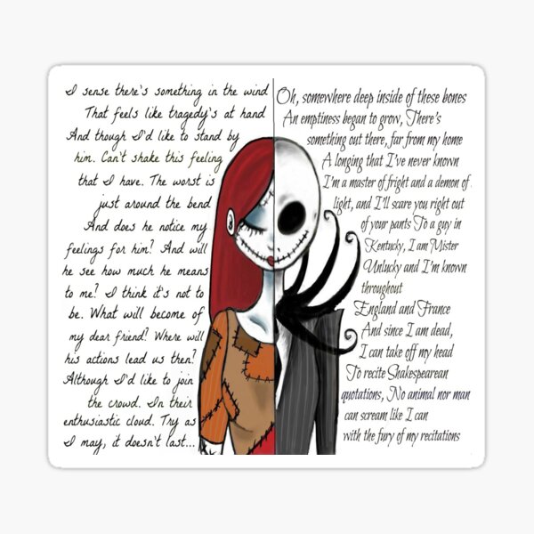 Nightmare Before Christmas Sticker