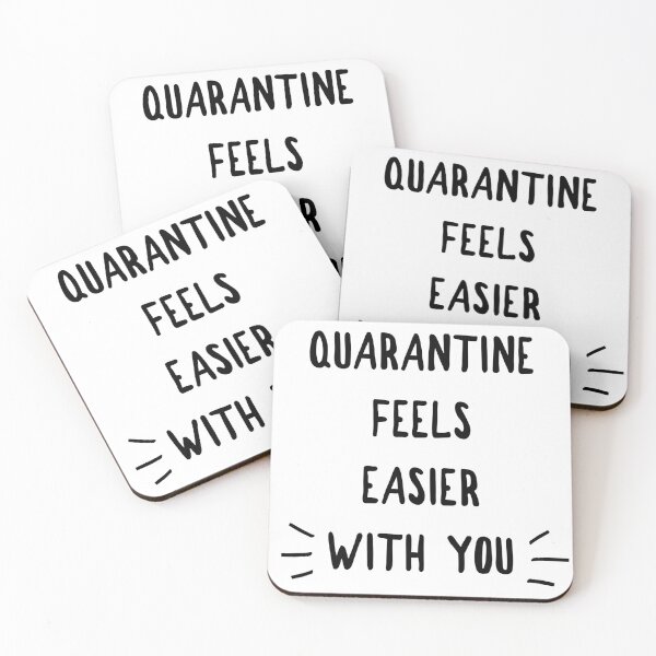 Item preview, Quarantine Feels Easier With You, Succulent Gift designed and sold by SerenaBliss.