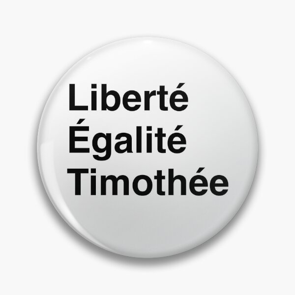 Item preview, Liberté, Égalité, and Timothée designed and sold by kerianne.