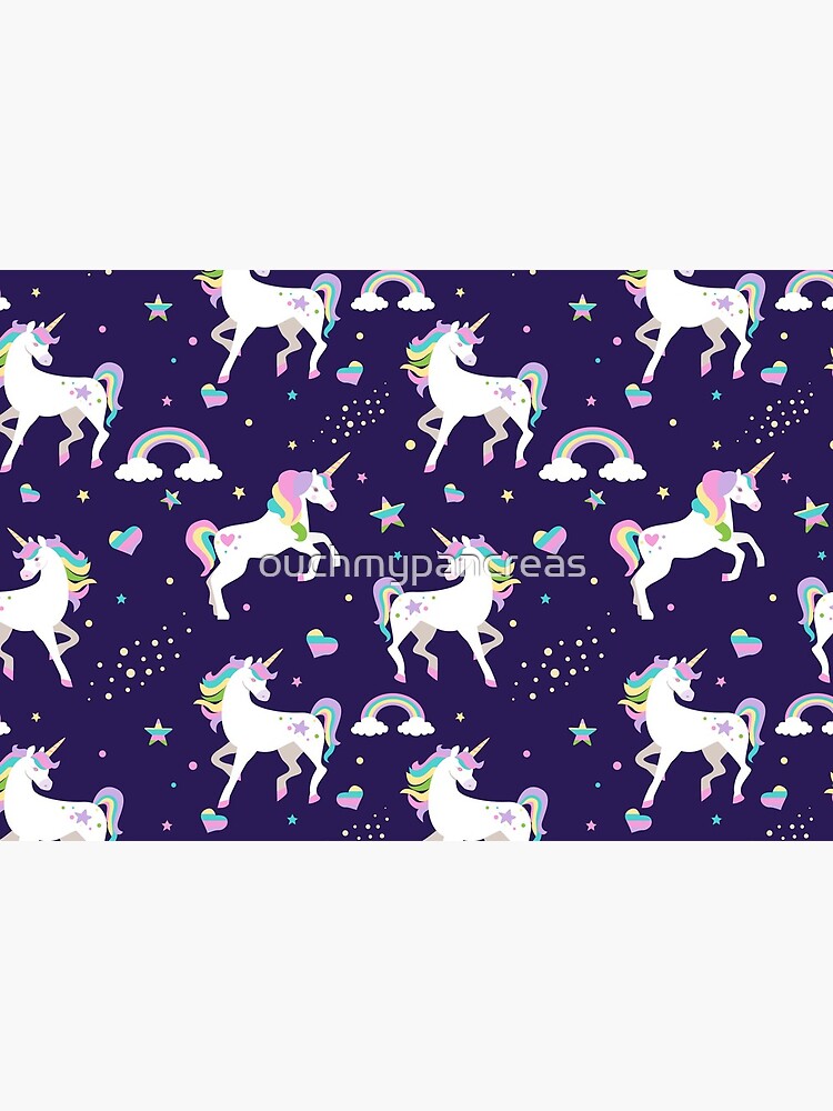 Unicorn Face Mask by ouchmypancreas
