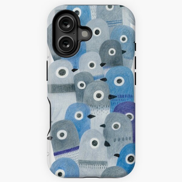Item preview, Chirping city pigeons  designed and sold by mrfox-nyc.