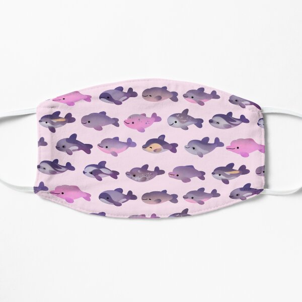 Download Pink Dolphin Face Masks Redbubble PSD Mockup Templates