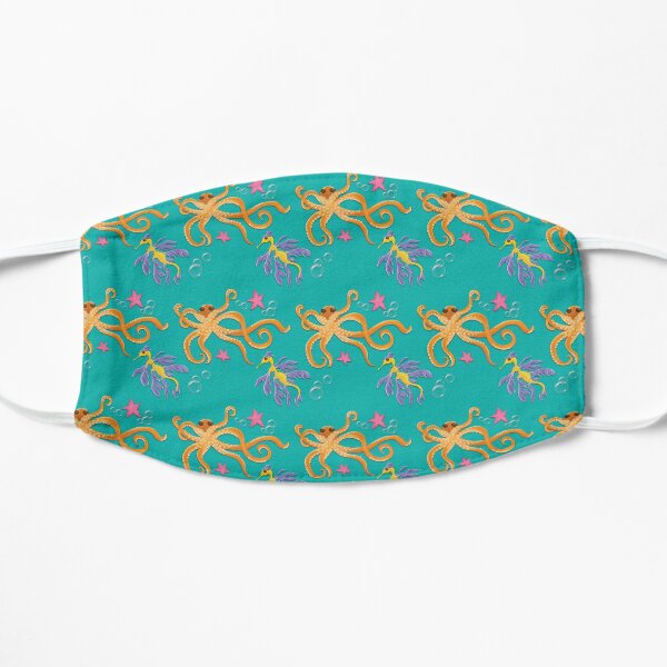 The Octopus and the Dragon Flat Mask