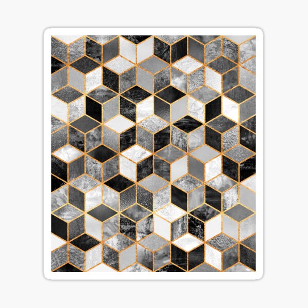 Item preview, Black & White Cubes designed and sold by Elisabeth Fredriksson.