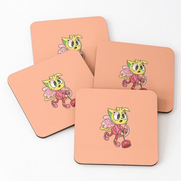 The Cupid Kitty Coasters (Set of 4)