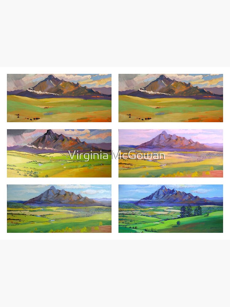 Painting Mt.Barney , or Works in Progress by ginnymac