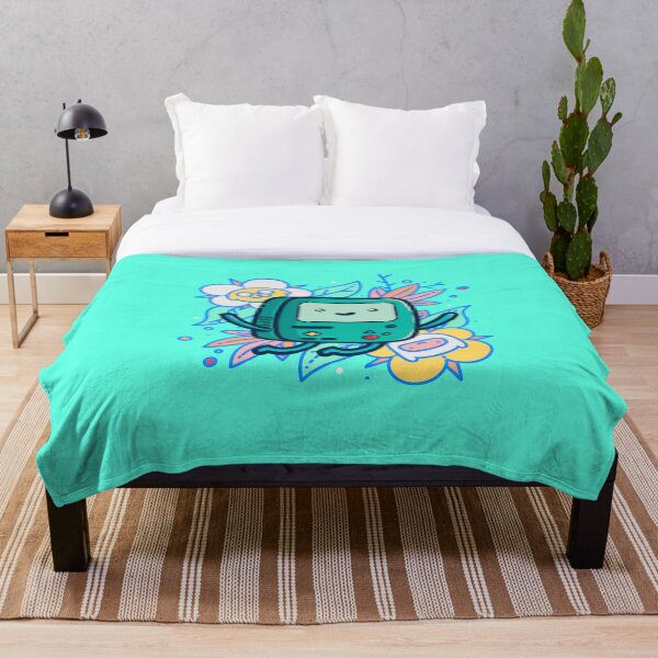 Adventure Time - Super Cute BMO! Throw Blanket