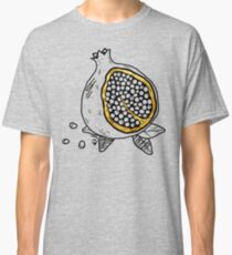 Pomegranate woodblock in GOLD Classic T-Shirt