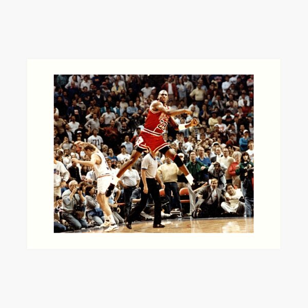 Michael Jordan "El tiro" Lámina artística