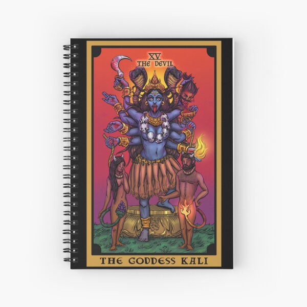 Artikel-Vorschau von Die Göttin Kali Die Teufel Tarot Karte, designt und verkauft von TheGhoulishGarb.