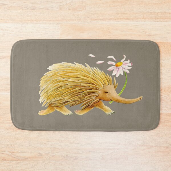 Item preview, Watercolor whimsy echidna painting designed and sold by Sarah Trett.