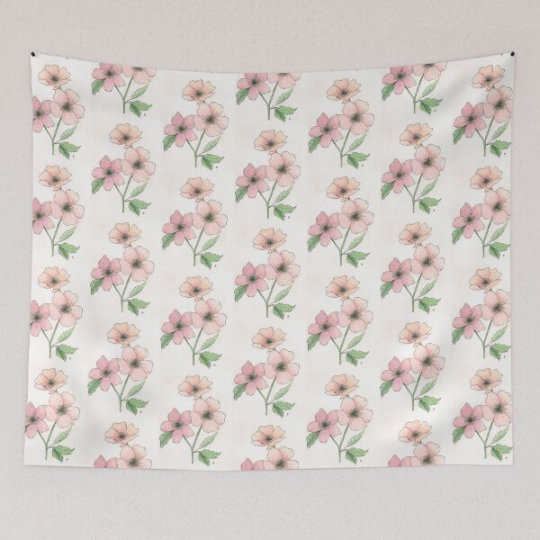 Item preview, Little pink flowers designed and sold by LKM23.