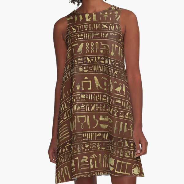 Egyptian Print Dresses