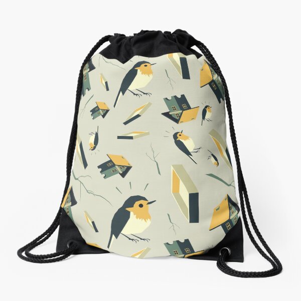 Flying Birdhouse (Pattern) Turnbeutel