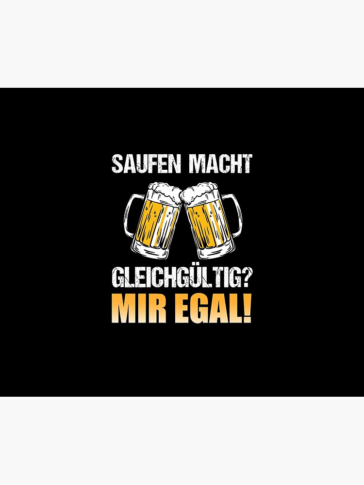 Grußkarte mit Bier Saufen Alkohol Party Besaufen Spruch von JonasDesign