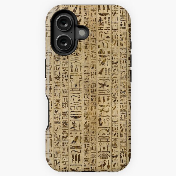 Aperçu de l'œuvre Hiéroglyphes égyptiens sur papyrus créée et vendue par Nartissima.