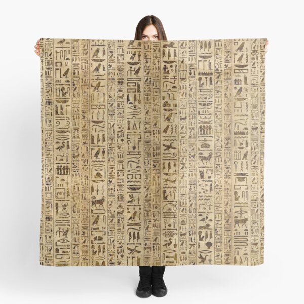 Item preview, Egyptian hieroglyphs on papyrus designed and sold by Nartissima.