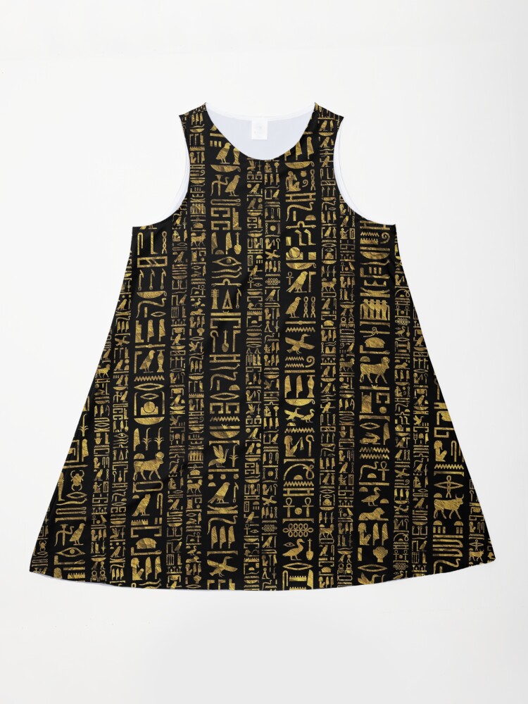 black and gold egyptian dress Tut, Black & Gold Egyptian Style, Costume For Sale – Once More From The Top
