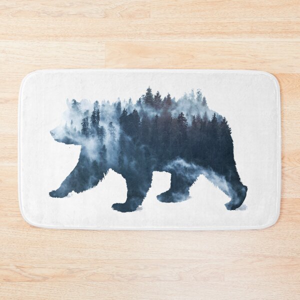 Item preview, Nature Blue Mountains Bear designed and sold by Sitchko.