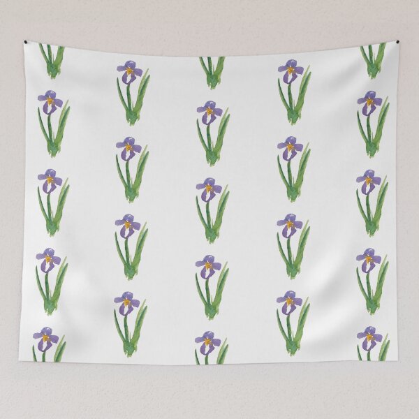 Item preview, Watercolor Iris designed and sold by Gretchen Slagle Studio.