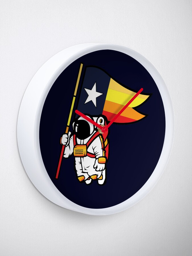 Houston Champ Texas Flag Astronaut Space City Metal Print for Sale by A O