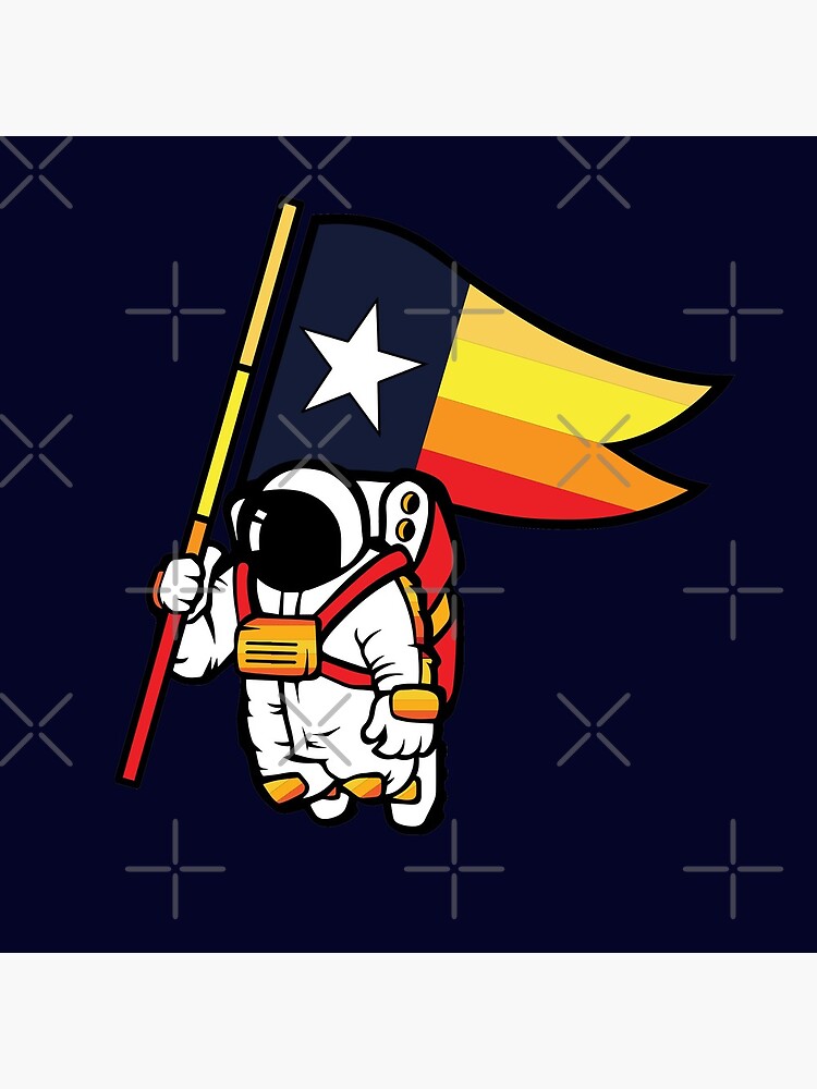 New Houston Throwback-Texas Champ Jersey Flag Poster for Sale by A O