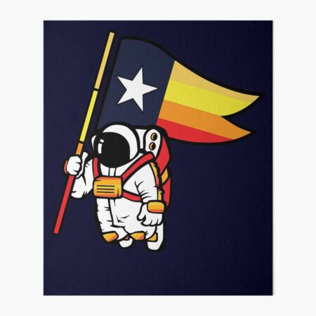 Houston Astros World series Champ Texas Flag Astronaut Space City