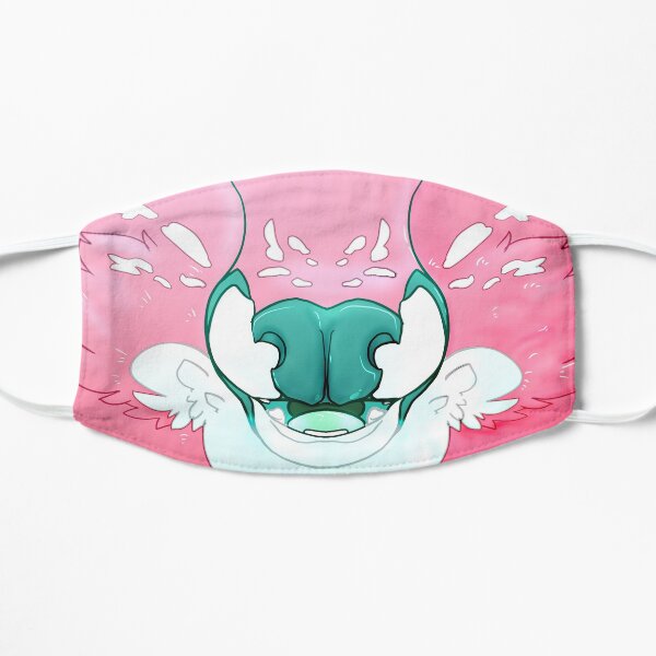 Fluffy Deer Face Mask (Pink) Flat Mask
