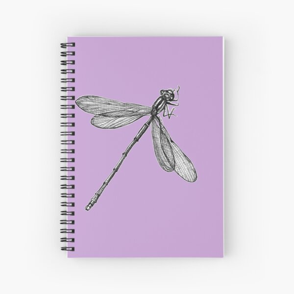 Eve the Dragonfly on the way up Spiral Notebook