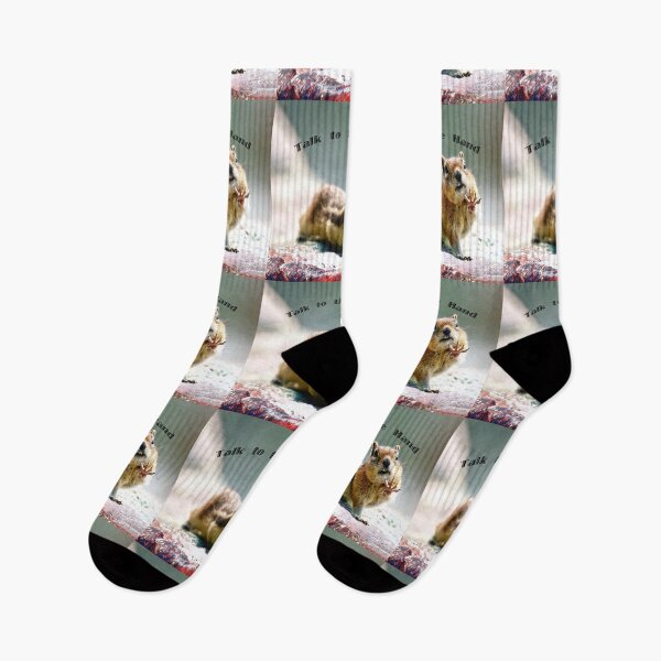 Item preview, Talk to the Hand - Chipmunk Typography  designed and sold by Rocky Mountain Artistry.