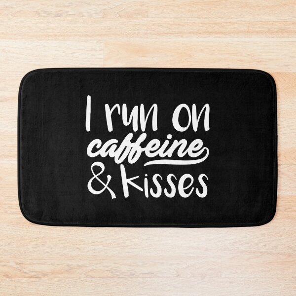 Item preview, I run on caffeine and kisses Gift For Couple designed and sold by linda00007.