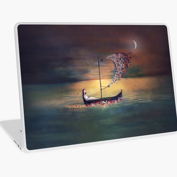 Go with the flow Laptop Skin