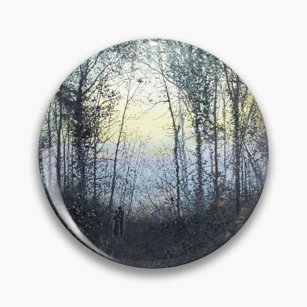 Item preview, John Atkinson Grimshaw - Lovers in a Woodland Clearing designed and sold by ArtExpression.