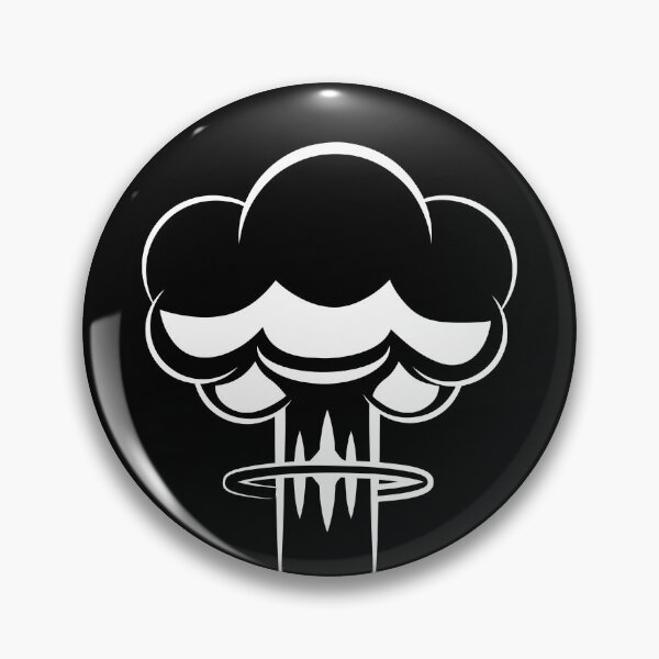 Item preview, Mushroom Cloud Vector White designed and sold by BitRadical.