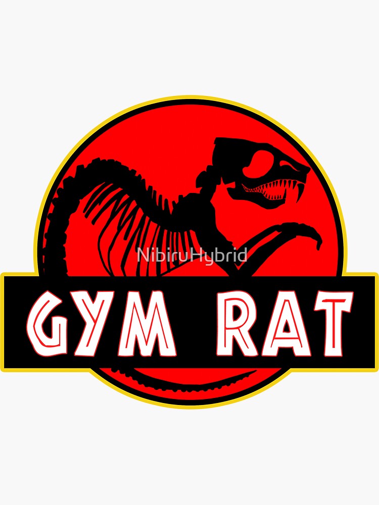 Gym Rat Bodybuilding Fitness Gym' Sticker