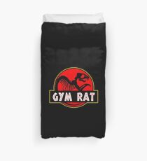 Gym Rat Bodybuilding Fitness Duvet Cover