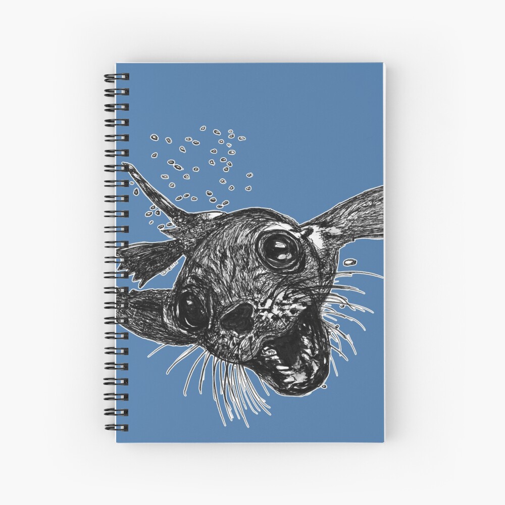 Dom the Australian Fur Seal Spiral Notebook